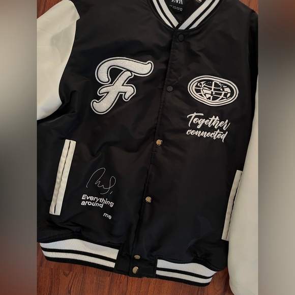 Men’s Zara Varsity Jacket size XL - Picture 6 of 7
